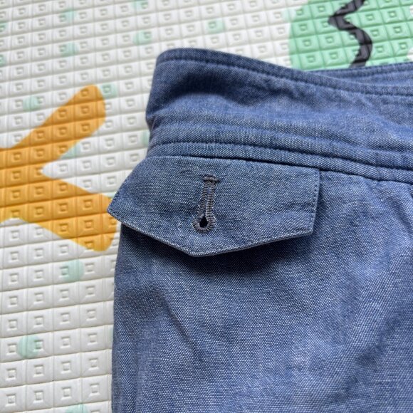 Louis Vuitton Blue Cotton Chambray Shorts 39-40 - Picture 10 of 10